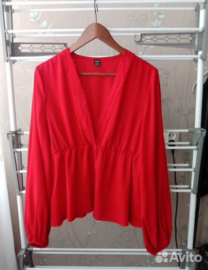 Блузка яркая нарядная 48 размер