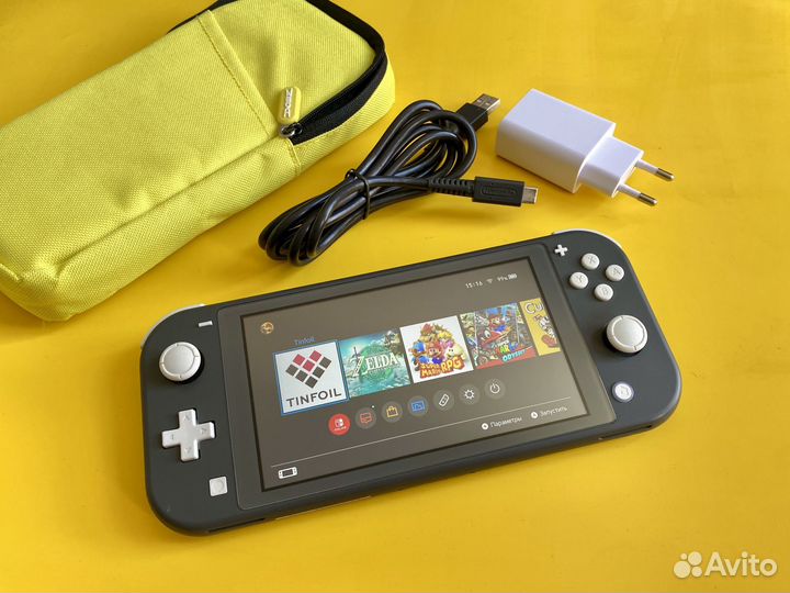 Nintendo Switch Lite прошита чип +игры 128GB