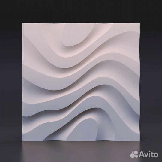 Гипсовая 3D панель 