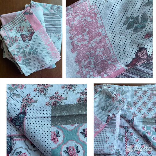 Постельное белье, наволочки, простыни, СССР, бу