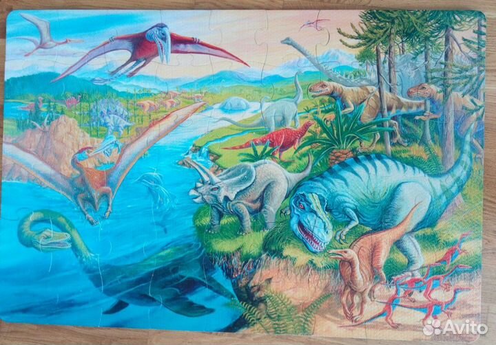 Мягкий коврик пазл 54 элемента (600*900)