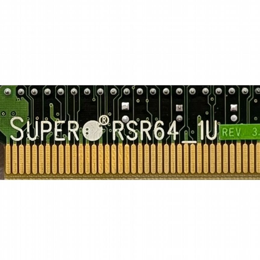 [RSR64] Riser Card Rsr64 1u Pcix, Supermicro, 1u, Pci-E X1