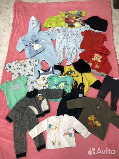 Вещи пакетом на мальчика 80