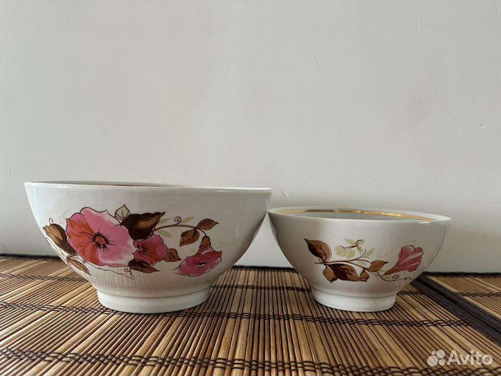 Салатница и 4 пьялы СССР