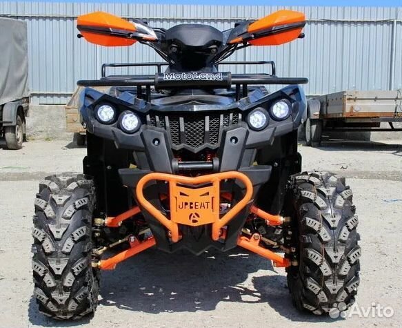 Квадроцикл Motoland Raptor 125 оранжевый
