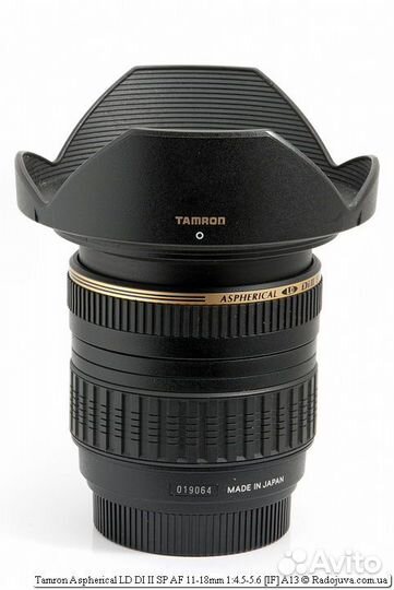 Объектив Tamron Aspherical LD DI II SP AF 11-18mm