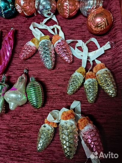 Елочные игрушки СССР