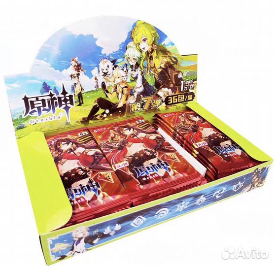 Набор коллекционных карточек Genshin Impact