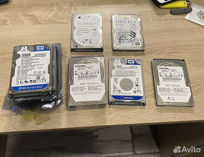 Жесткие диски 2.5 (160г-640г)