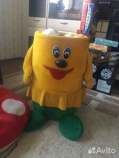 Гриб-бочка для хранения игрушек