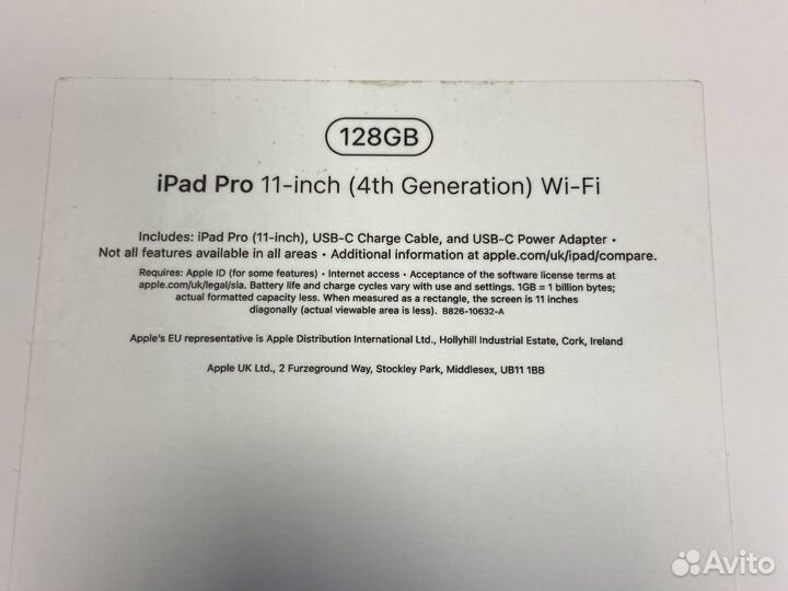 iPad pro 11 m2 2022 128gb новый