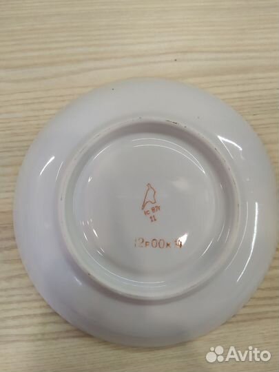 Фарфоровая чайная пара