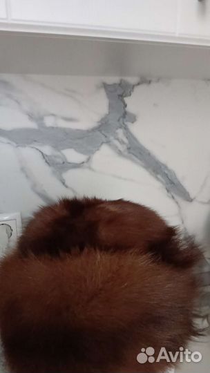 Шапка из соболя женская