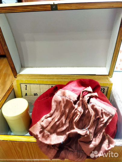 Лото СССР в деревянной шкатулке