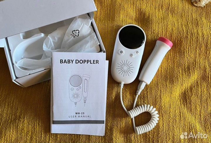 Фетальный доплер Fetal Doppler W8-25 с гелем