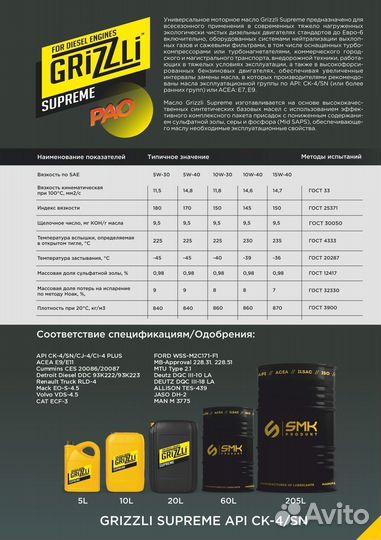 Масло для Scania Daf Man Shacman арт. 119