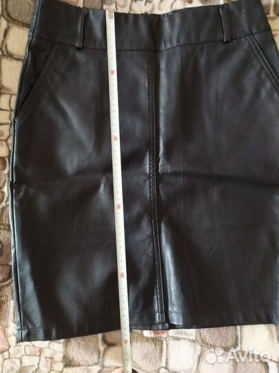 Кожаная юбка