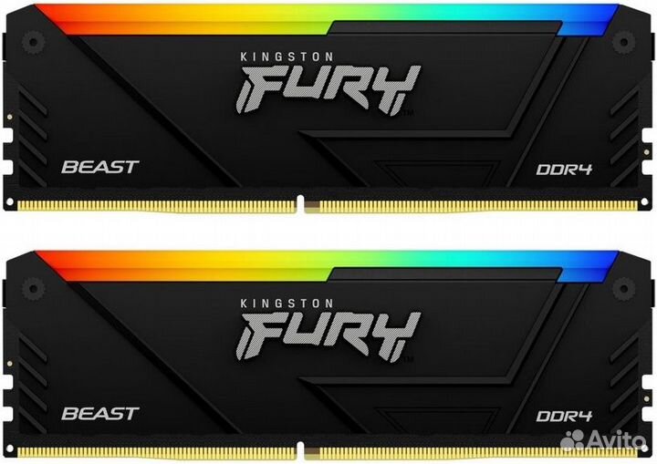 Kingston Fury Beast RGB 32 gb 3600 mhz(новая)