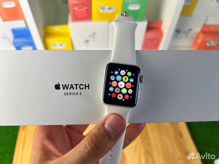 Часы apple watch 3 38 mm акб 100