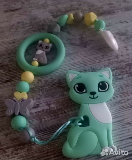 Держатель с грызунком (+подарок)