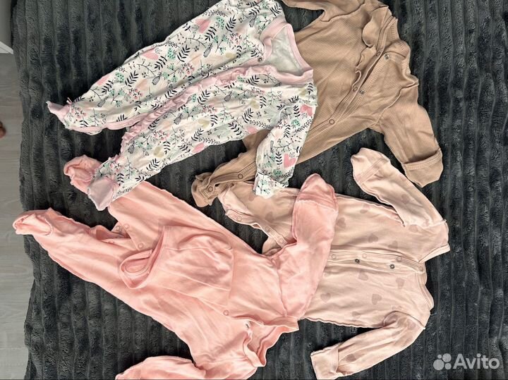 Вещи пакетом на девочку 56 62 68