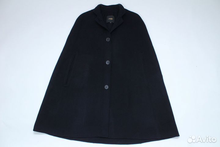 Maje Кардиган Пончо Кофта Шерсть 36 Оригинал
