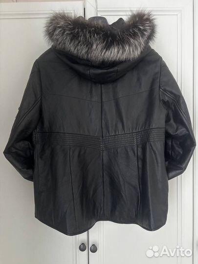 Куртка кожаная женская 50 размер