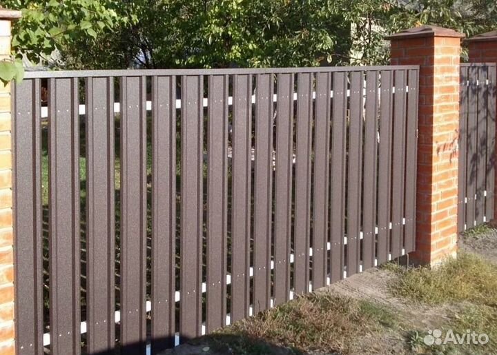 Забор металлический профессионально качественно