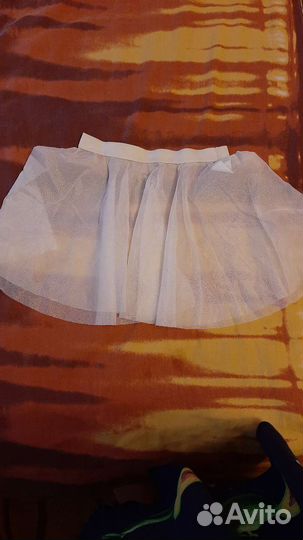 Гимнастический купальник с юбкой