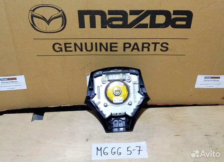 Подушка безопасности водительская Мазда 6 GG