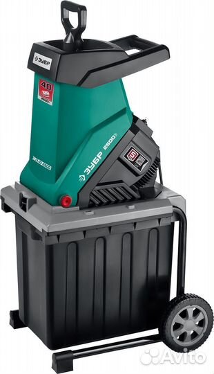 Измельчитель садовый электрический зубр 2500 Вт