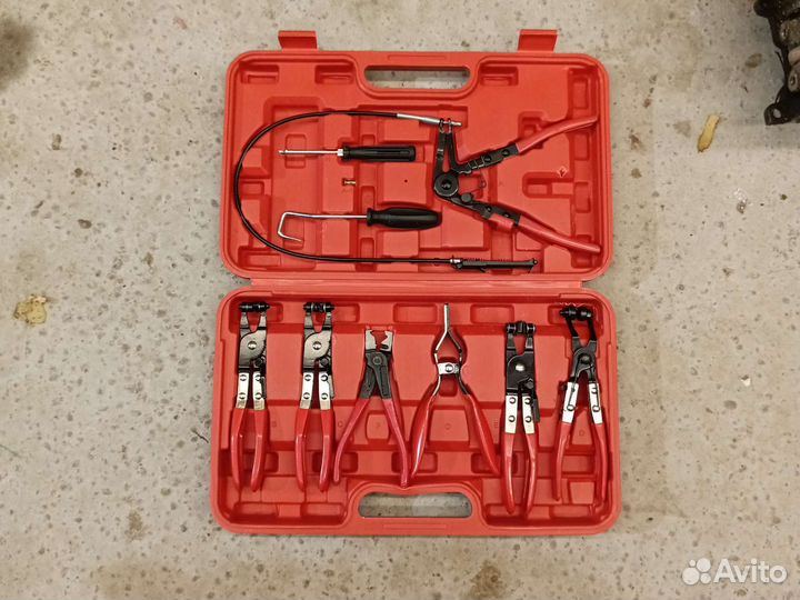 Набор щипцов для снятия хомутов шлангов