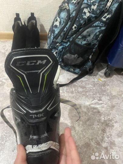 Коньки хоккейные детские ccm ribcore 74 k: