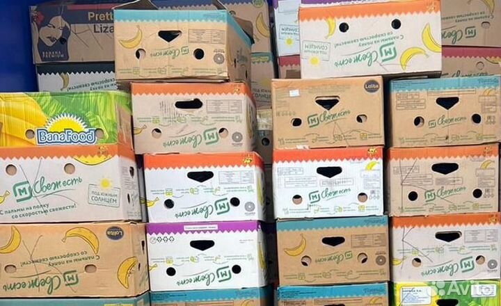 Банановые коробки бу