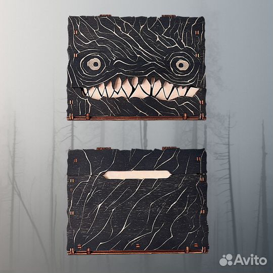 Коробка деревянная Мимик монстер-бук