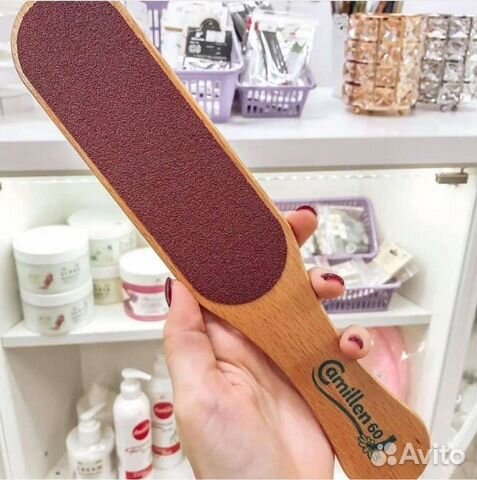Деревянная тёрка для пяток Camillen