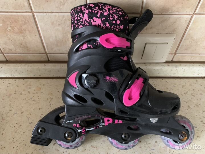 Роликовые коньки детские раздвижные