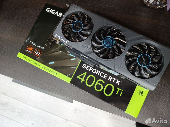 Видеокарта rtx 4060ti eagle oc 8g
