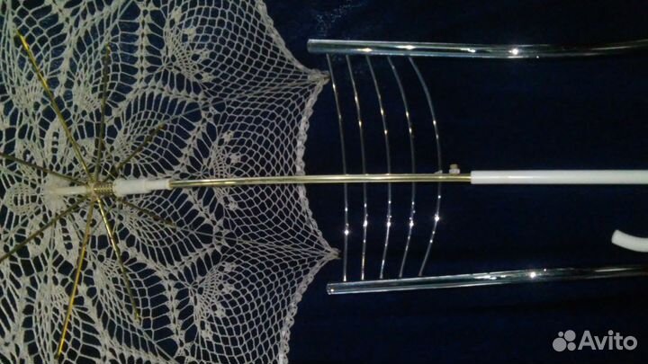 Кружевной зонт (свадебные аксессуары) эксклюзив