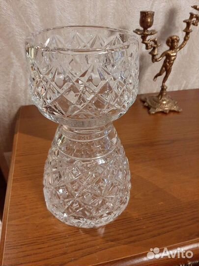 Ваза хрустальная 