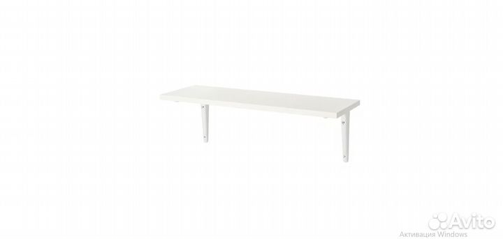 Полка навесная Икеа Бургульт/Сибгульт 59х20х2