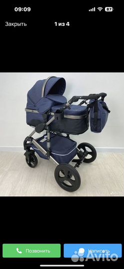 Коляска трансформер 2 в 1 LuxMom 555