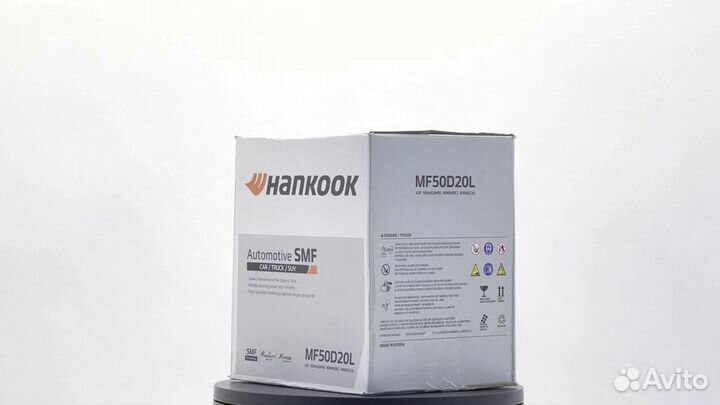 Аккумуляторы hankook 50.0 (50D20L) бортик