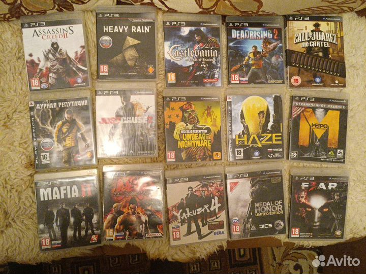 Игры PS2 ps3 blu ray ps4 blu ray