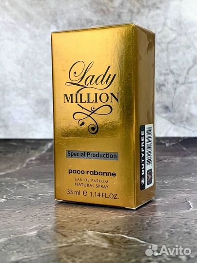 Духи lady million женские 33мл