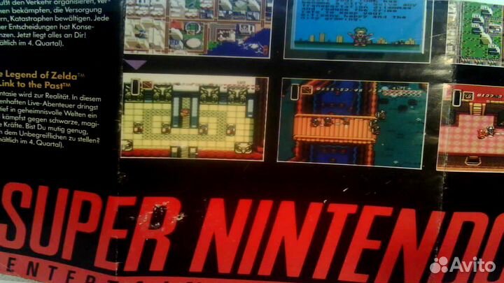 Плакат Super Nintendo оригинал