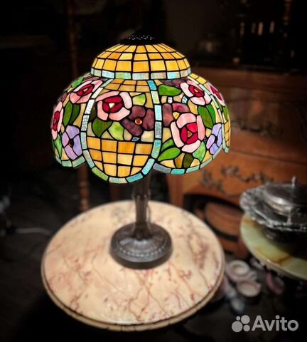 Лампа настольная. Тиффани