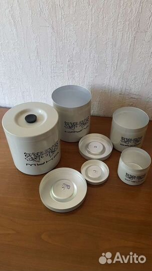 Набор для сыпучих 4 банки. Про-во СССР