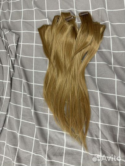 Волосы на заколках новые