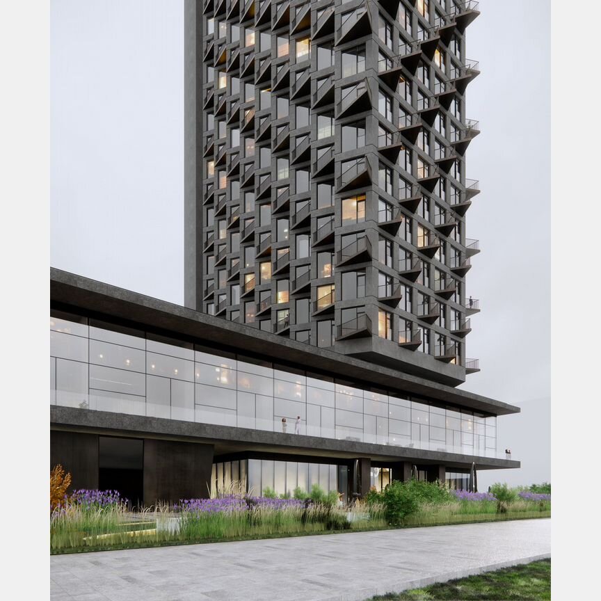 2-к. квартира, 66,4 м², 6/27 эт.